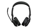 Jabra Evolve2 55 Stereo Wireless ANC Headset - MS Teams - USB-A - With Stand thumbnail 2