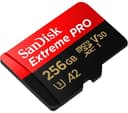 SanDisk Extreme PRO microSDXC 256 GB UHS-I U3 V30 Class 10 Memory Card with SD Adapter (200 MB/s) thumbnail 2
