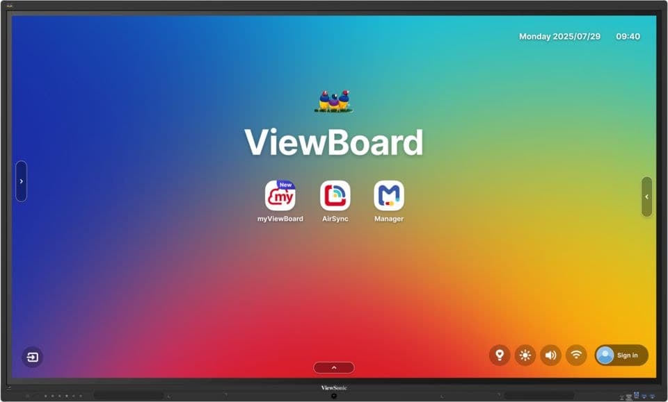 ViewSonic ViewBoard IFP7541-1-1C 75" 4K UHD Interactive Flat Panel Display - Image 1