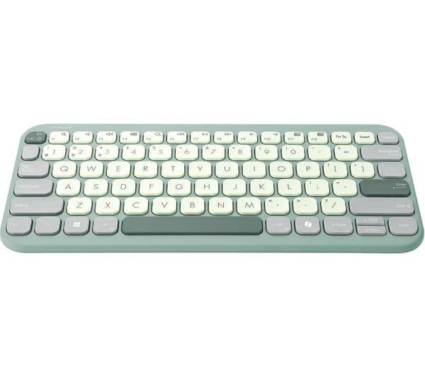 ASUS Marshmallow KW100 Wireless Keyboard - 75% Compact - 1.6 mm Key Travel - Green Tea Latte - Image 2