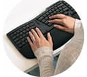 Kensington Pro Fit Ergo KB675 EQ TKL Rechargeable Wireless Keyboard - Black thumbnail 9