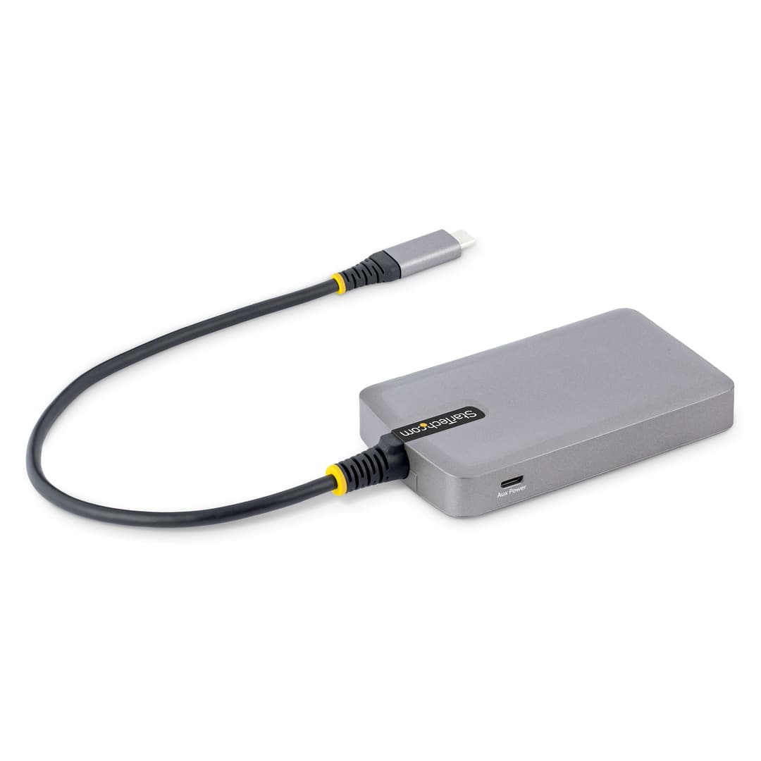 StarTech.com 4-Port USB-C Hub - 5Gbps - Bus Powered - USB C to 4x USB-A Hub w/ Optional Auxiliary Power Input - Portable Desktop/Laptop USB Hub - 1ft (30cm) Cable - USB Expansion Hub - Image 2