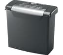 REXEL Momentum S206 Strip Cut Paper Shredder, Shreds 6 Sheets, 9 Litre Bin, P-2, Black thumbnail 2