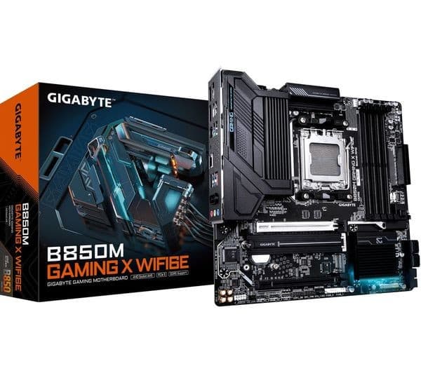 GIGABYTE B850M GAMING X WIFI6E AMD B850 Socket AM5 Micro ATX DDR5 Motherboard