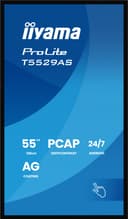iiyama T5529AS-B1AG Signage Display Kiosk design 138.7 cm (54.6") LED Wi-Fi 450 cd/m² 4K Ultra HD Black Touchscreen Built-in processor Android 24/7 thumbnail 4
