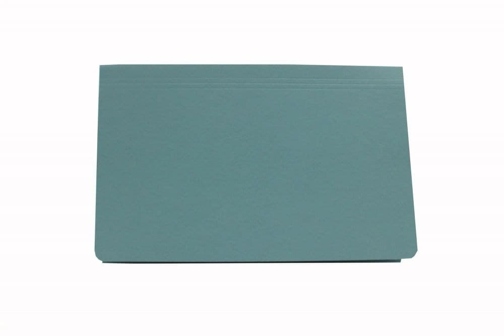 Exacompta Guildhall 50PK Full Flap Document Wallet Foolscap 315gsm Blue PW2-BLU