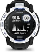 Garmin Instinct 3 Solar 50mm Smartwatch Whitestone with Black/Bolt Blue Band thumbnail 2