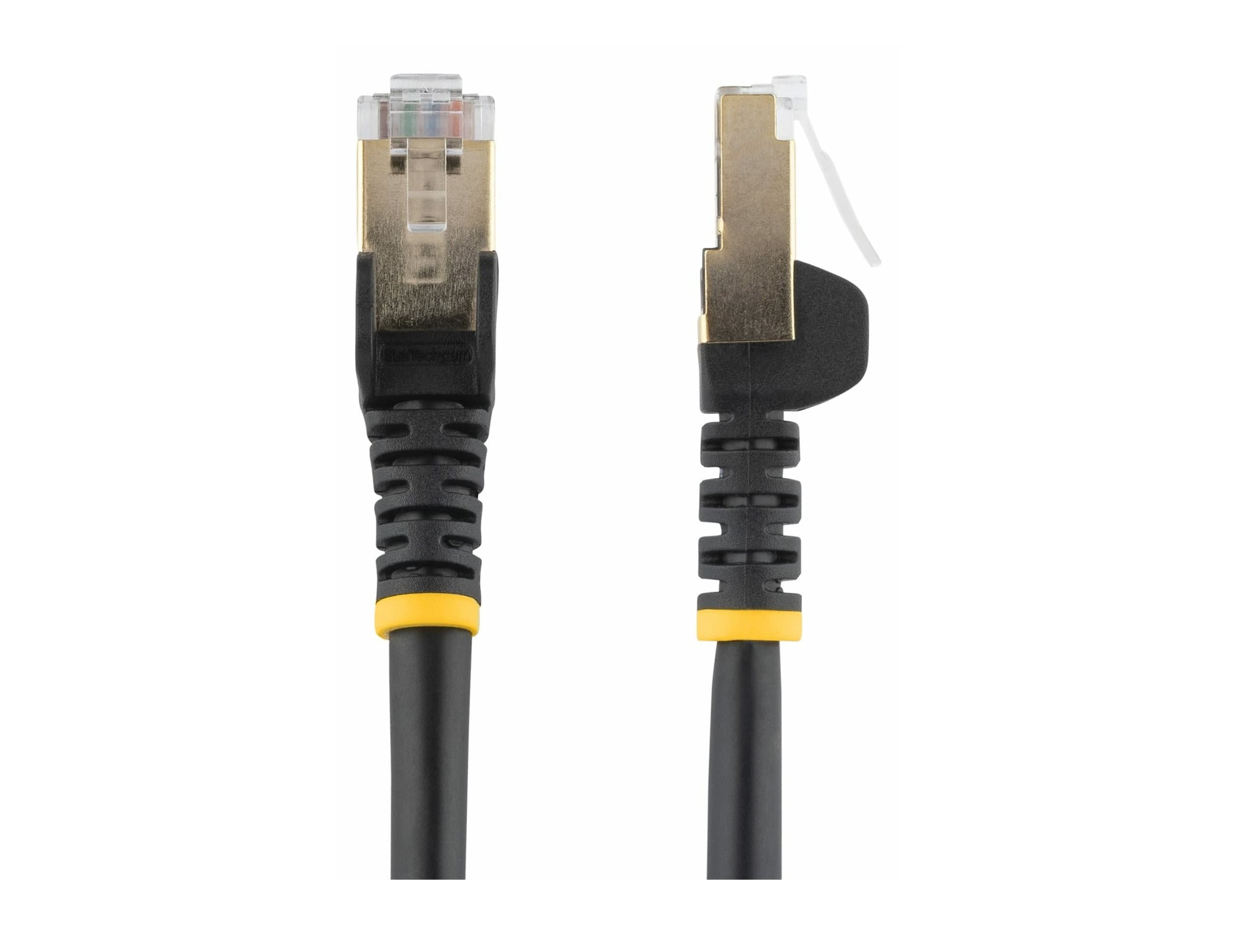 StarTech CAT6A Shielded Snagless Ethernet Patch Cable, 10GbE, 100W PoE, 7m - Black (6ASPAT7MBK)