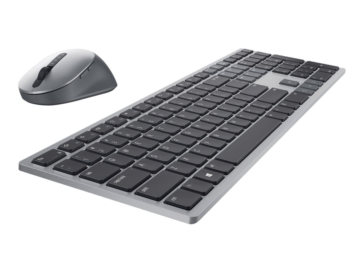 Dell Pro Plus KM7321W Wireless Keyboard and Mouse Set, Titan Grey - US International QWERTY