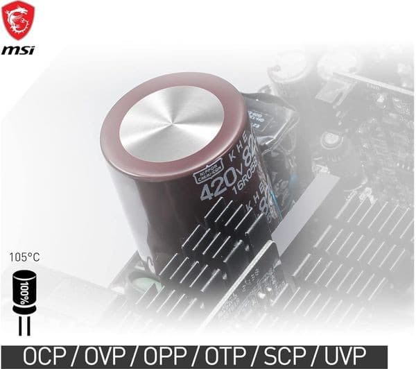 MSI MPG A1000G PCIE5 1000W 80 PLUS Gold Fully Modular ATX PSU - Image 2