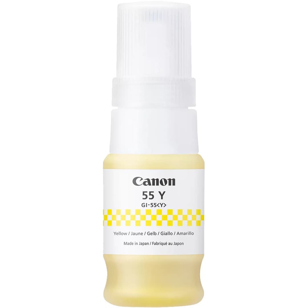 Canon GI-55 Ink Bottle 40ml for MAXIFY GX1050 / GX2050 - Yellow - Image 1