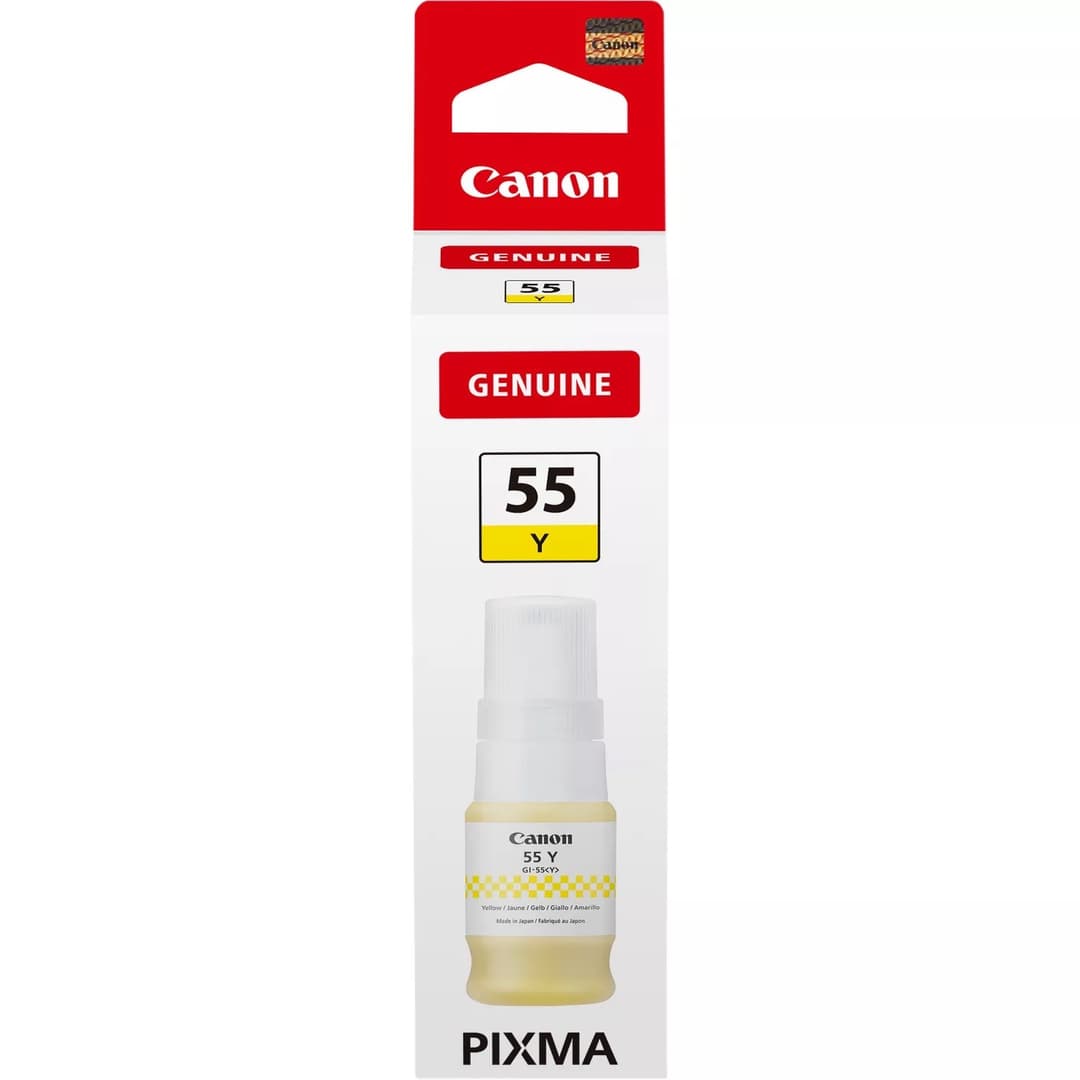 Canon GI-55 Ink Bottle 40ml for MAXIFY GX1050 / GX2050 - Yellow - Image 2