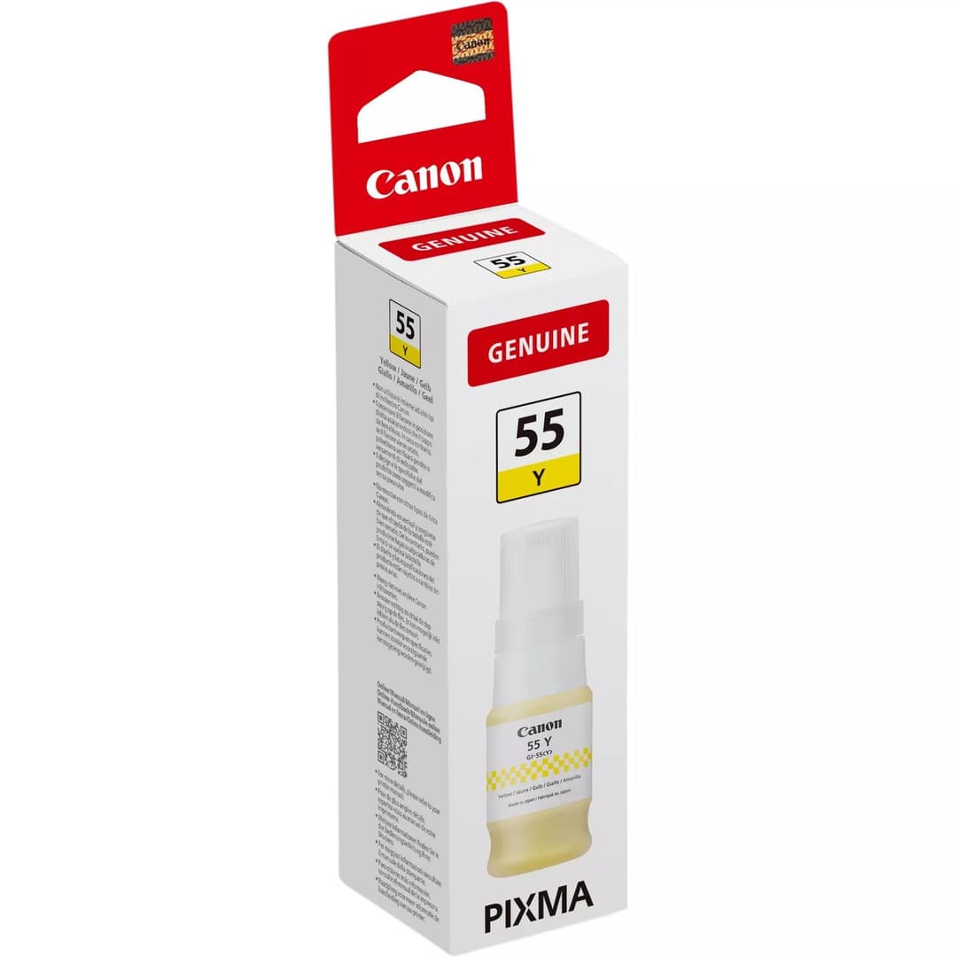 Canon GI-55 Ink Bottle 40ml for MAXIFY GX1050 / GX2050 - Yellow - Image 3