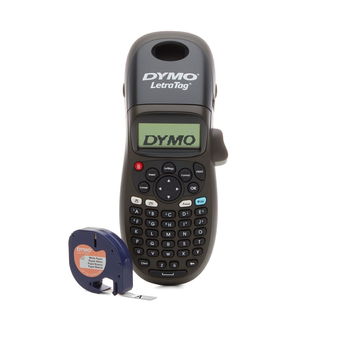 DYMO LetraTag LT-100H Handheld Label Maker | ABC Keyboard Label Printer with Easy-to-Use13 Character LCD Screen | for Home or Office | Blue - Image 3