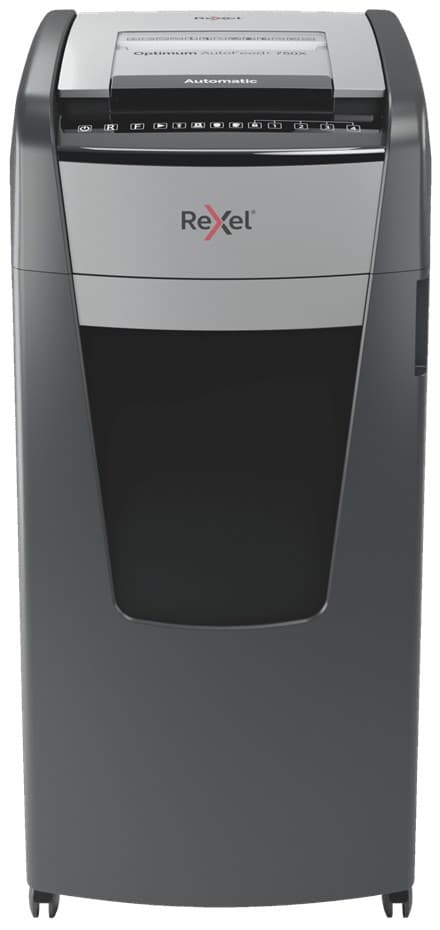 Rexel Optimum AutoFeed+ 750X paper shredder Cross shredding 55 dB 23 cm Black, Silver - Image 1