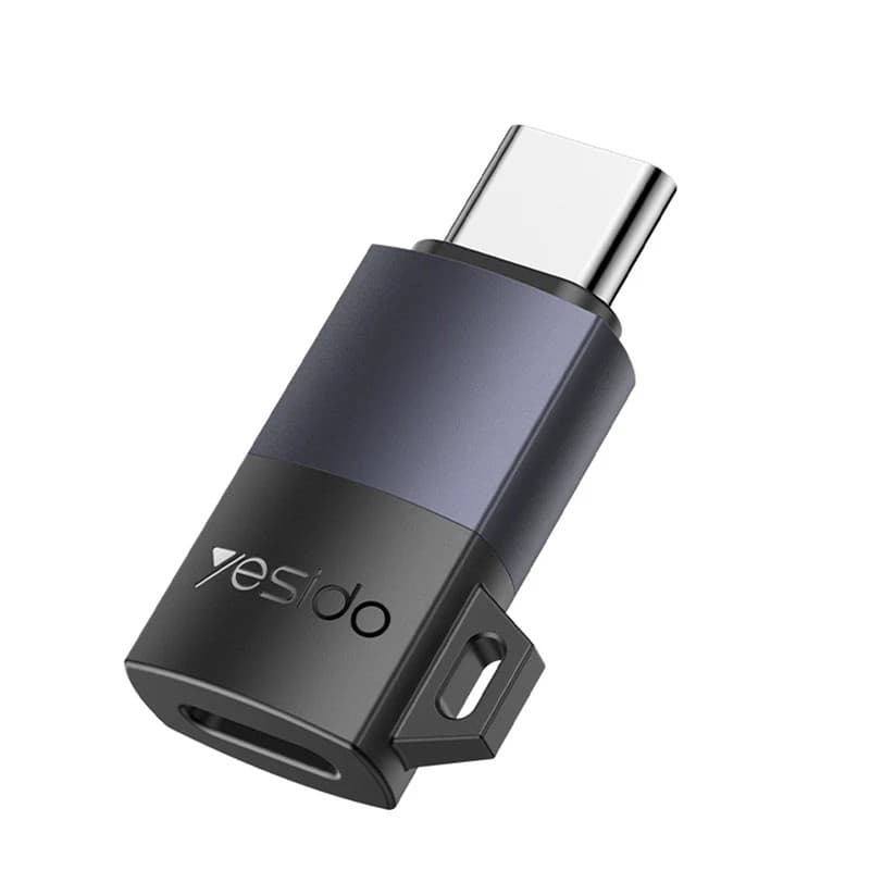 Yesido GS28 Lightning Data and Charging Adapter - USB-C, Gray