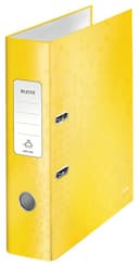 Leitz Lever Arch File 180° WOW POB/Laminated A4/80mm Yellow thumbnail 1