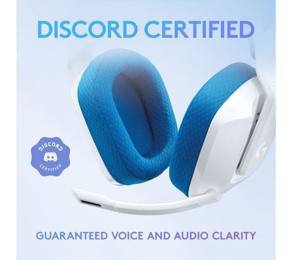 Logitech G335 Wired Gaming Headset 3.5mm - White & Blue - Image 3