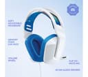 Logitech G335 Wired Gaming Headset 3.5mm - White & Blue thumbnail 10