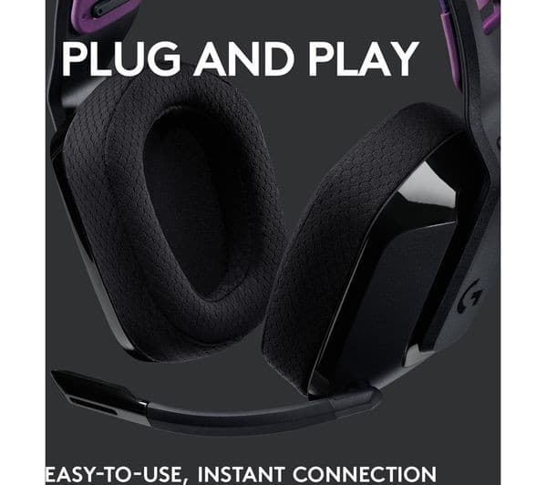 Logitech G535 LIGHTSPEED Wireless Gaming Headset Black - Image 4