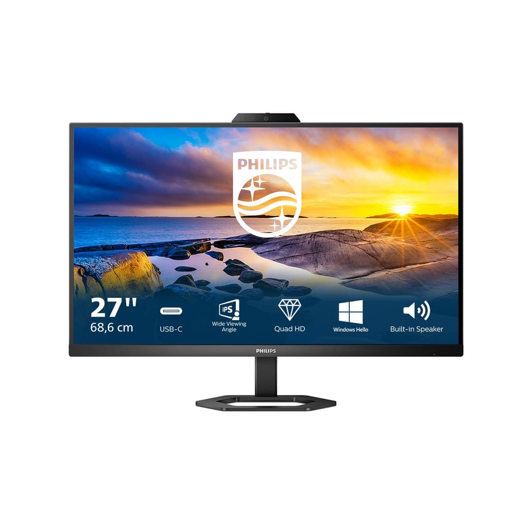 Philips 5000 series 27E1N5600HE/00 computer monitor 68.6 cm (27") 2560 x 1440 pixels Quad HD LCD Black - Image 1