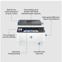 HP LaserJet Pro 3002dn 1200 x 1200 DPI 800 MHz 256 MB Duplex Laser Printer Black thumbnail 10