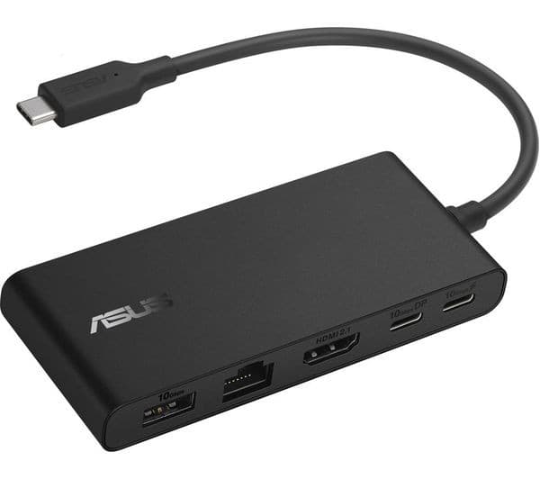 ASUS DC201 Dual 4K 5-port USB Type-C Dock Black - Image 1