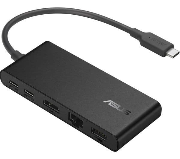 ASUS DC201 Dual 4K 5-port USB Type-C Dock Black - Image 2