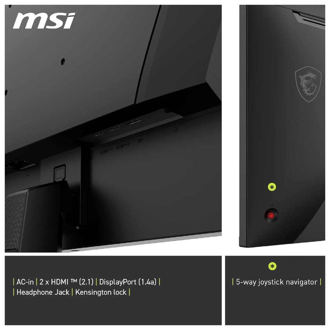 MSI MAG 325QF E18V 32" Rapid VA Quad HD 180Hz 0.5ms HDMI Displayport Gaming Monitor - Image 3