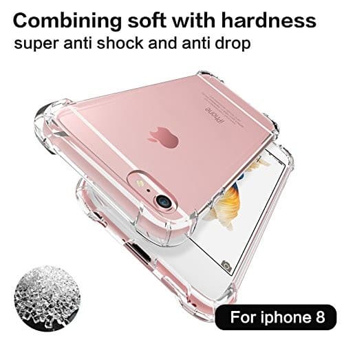 Atouchbo King Kong Anti-Burst Super Protection Shockproof TPU Gel Clear Case for Apple iPhone 7 & Apple iPhone 8 - Image 2