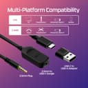 HyperX Cloud III Wired Gaming Headset, 3.5mm / USB-C / USB-A - White/Pink thumbnail 4