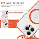 OX Grip Case for iPhone 15 Pro Max – Shockproof MagSafe Cover, Robin Red thumbnail 3