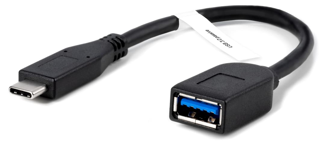Plugable Technologies USB C to USB Adapter Cable with Driverless Technology, Enables Connection of USB Type C Laptop, Tablet, or Phone to a USB 3.0 Device (8 inch / 20 cm) - Image 1