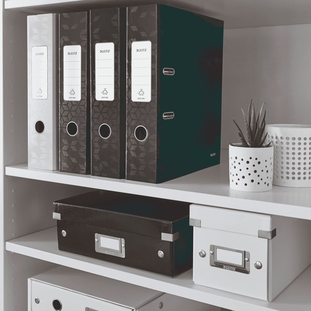Leitz Lever Arch File 180° WOW POB/Laminated A4/80mm - Image 4