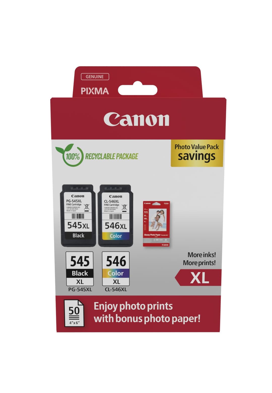 Canon 8286B011 ink cartridge 2 pc(s) Original Black, Cyan, Magenta, Yellow - Image 1