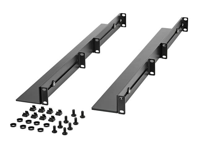 StarTech.com UNIRAILS1UB 1U 19-inch Universal 4-Post Server Rack Rail Kit, 24-36 inch Adjustable Depth, 2 Rails, Black - Image 3