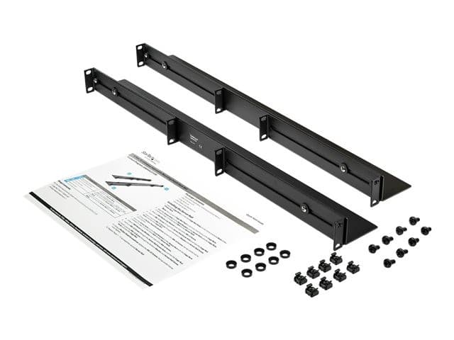 StarTech.com UNIRAILS1UB 1U 19-inch Universal 4-Post Server Rack Rail Kit, 24-36 inch Adjustable Depth, 2 Rails, Black - Image 6