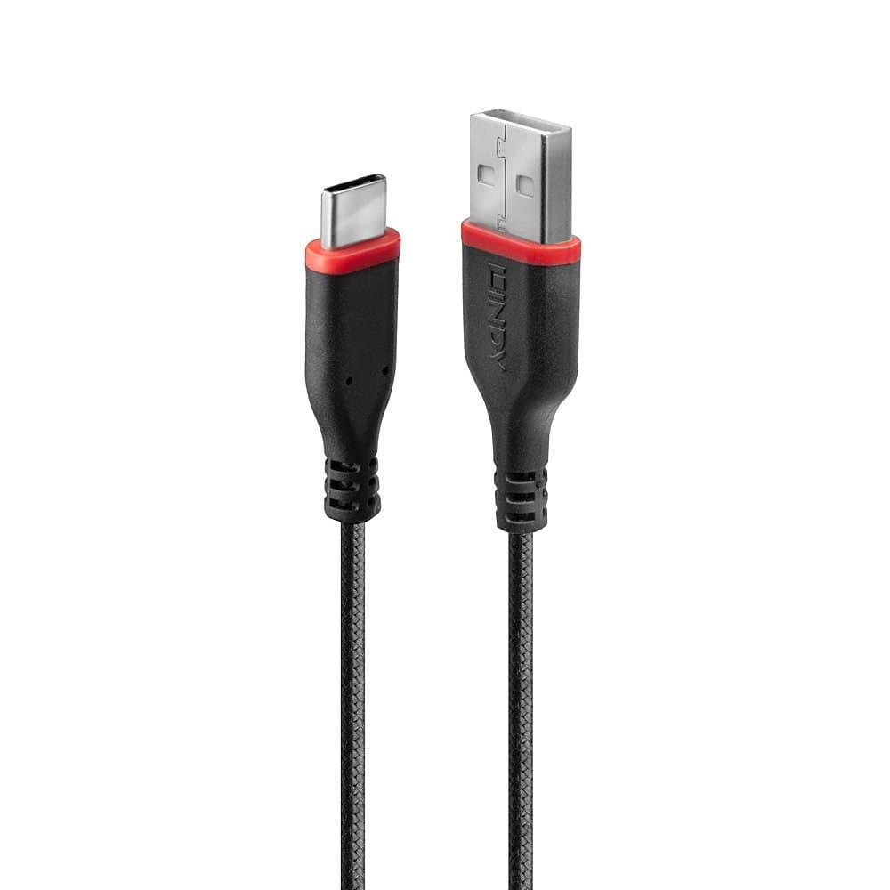 Lindy 36876 USB cable USB 2.0 1 m USB A USB C Black - Image 1