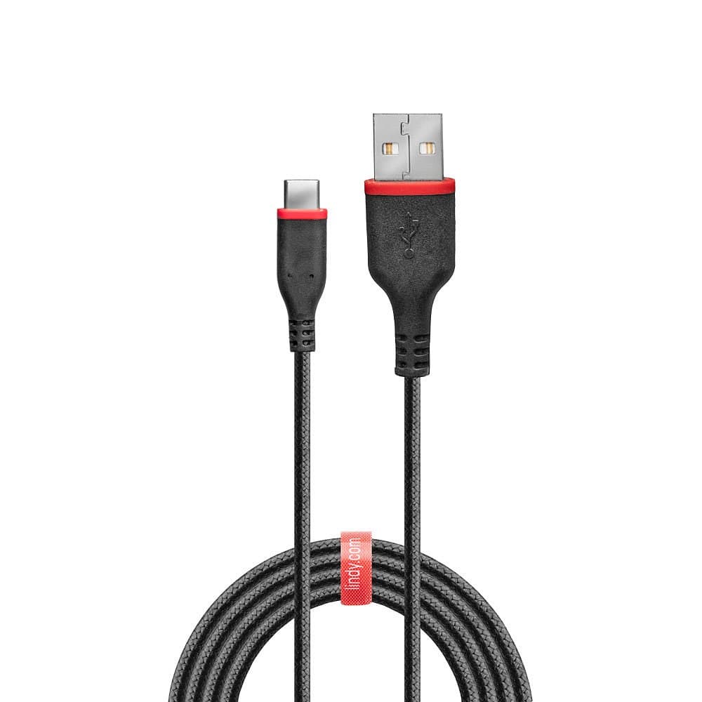 Lindy 36876 USB cable USB 2.0 1 m USB A USB C Black - Image 2