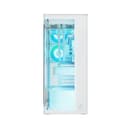 Arctic Xtender ARGB Tempered Glass Mid Tower PC Case - White (without Vertical GPU Mount) thumbnail 9