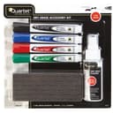 Nobo Dry Erase Whiteboard Accessory Starter Kit 1903798 - 4 Low Odour Markers (Black, Red, Blue, Green), Eraser & Cleaning Spray thumbnail 1