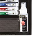 Nobo Dry Erase Whiteboard Accessory Starter Kit 1903798 - 4 Low Odour Markers (Black, Red, Blue, Green), Eraser & Cleaning Spray thumbnail 2