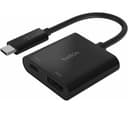 Belkin USB-C to HDMI + Charge Adapter 4K 60Hz 60W Power Delivery Black (AVC002btBK) thumbnail 1