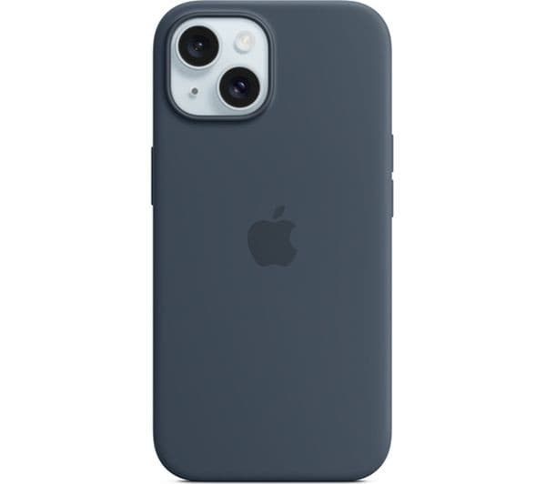 Apple iPhone 15 Silicone Case with MagSafe - Storm Blue