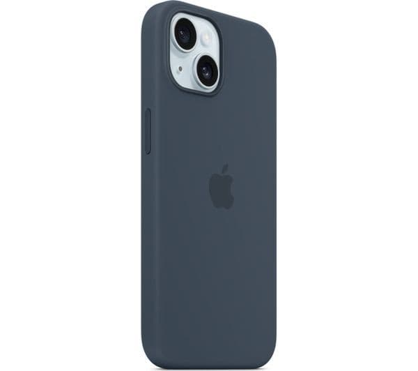 Apple iPhone 15 Silicone Case with MagSafe - Storm Blue - Image 2