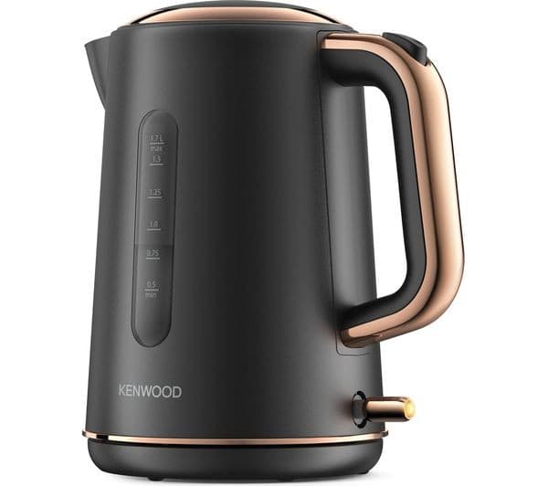 Kenwood Abbey Lux ZJP05 1.7L 3000W Jug Kettle - Dark Grey & Rose Gold
