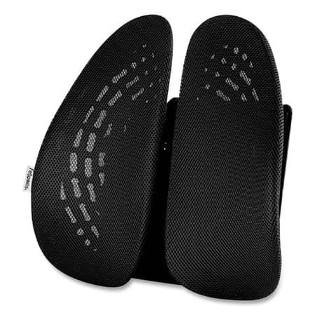 Fellowes Floortex Back Angel Back Support  14 Cm To 23 Cm Height  Black  4 Each/Carton