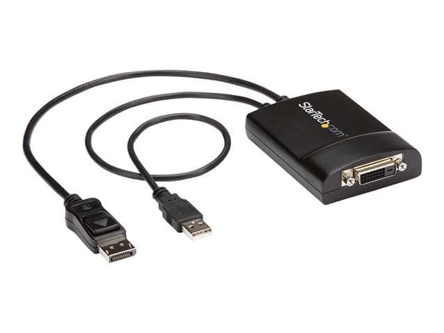 StarTech DP2DVID2 Active DisplayPort to DVI-D Dual-Link Adapter 2560x1600 USB Powered Black - Image 3