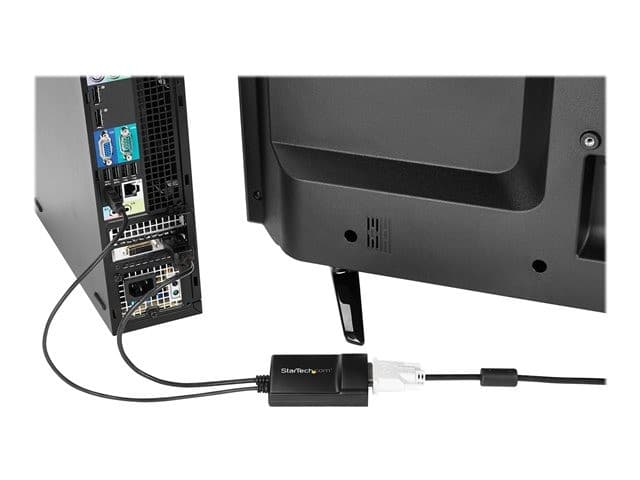 StarTech DP2DVID2 Active DisplayPort to DVI-D Dual-Link Adapter 2560x1600 USB Powered Black - Image 4