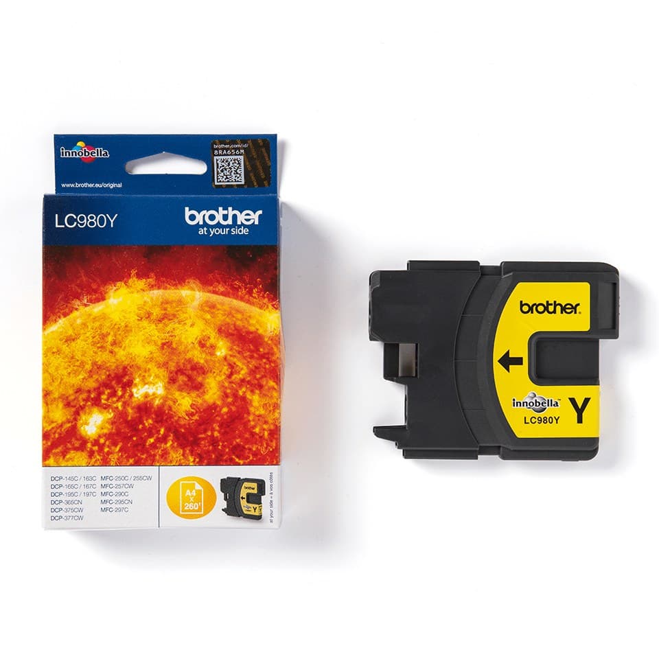 Brother LC980Y ink cartridge 1 pc(s) Original Yellow - Image 3